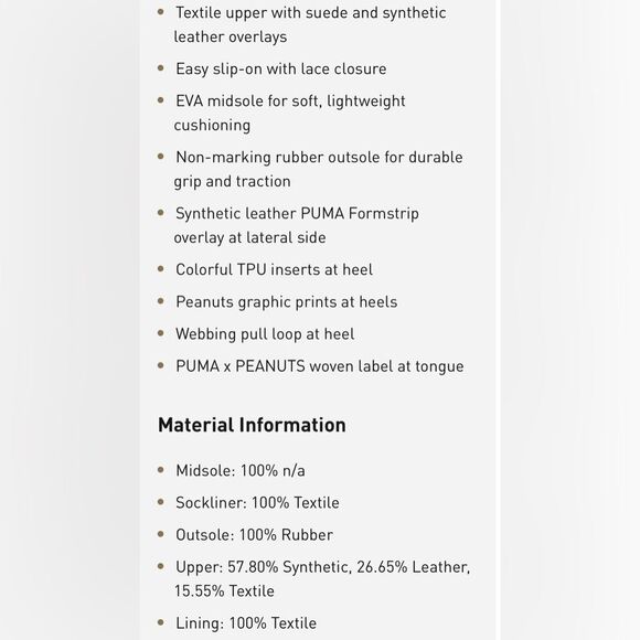 PUMA x PEANUTS Little Girls Toddler Kids Mirage Mox Pink Sneakers Shoes. US 4 C. - Picture 8 of 10